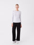 LC Waikiki Crew Neck Regular Long Sleeve Women's T-shirt